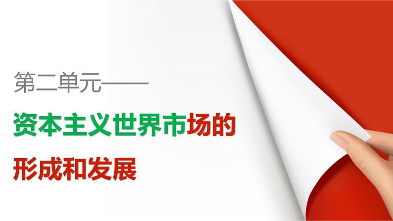 高一历史人教版必修2课件：第二单元 资本主义世界市场的形成和发展第1页