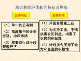 高中历史人教版必修2课件 第21课 二战后苏联的经济改革 课件1