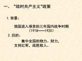 高中历史人教版必修2课件 第20课 从“战时共产主义”到“斯大林模式” 课件1