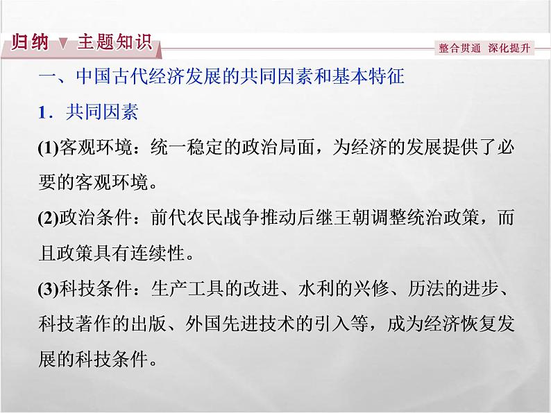 高中历史人教版必修2课件：第一单元  古代中国经济的基本结构与特点第3页