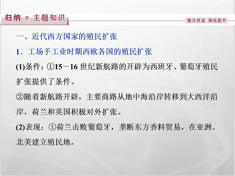 高中历史人教版必修2课件：第二单元 资本主义世界市场的形成和发展03