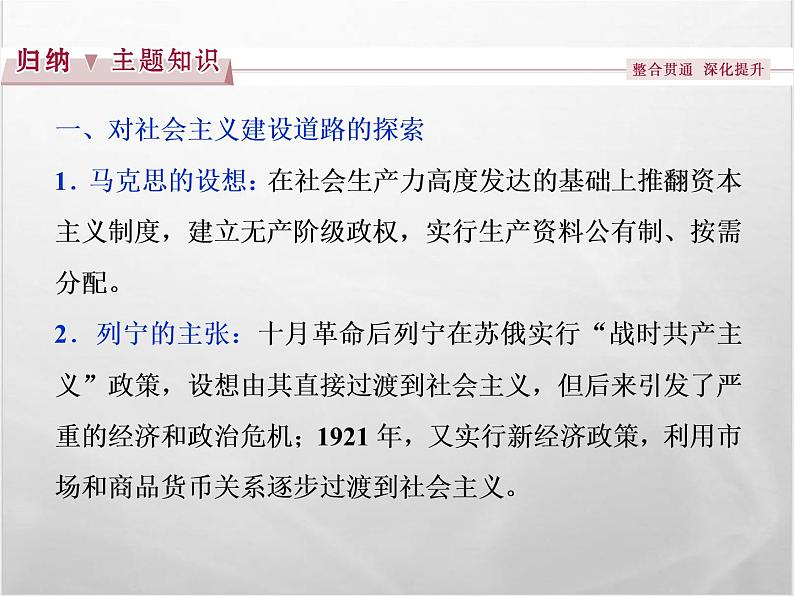 高中历史人教版必修2课件：第七单元 苏联的社会主义建设第3页