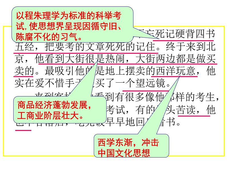 高中历史 第4课 明清之际活跃的儒家思想课件2 新人教版必修303