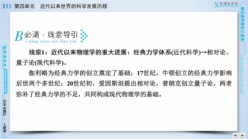 人教版历史必修三课件：第4单元　近代以来世界的科学发展历程  单元总结403