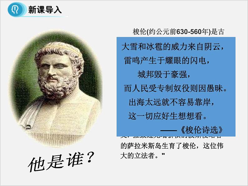 高中人教版历史选修一课件：1.1《雅典城邦的兴起》04