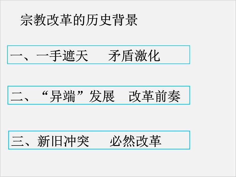 高中人教版历史选修一课件：5.1《宗教改革的历史背景》07