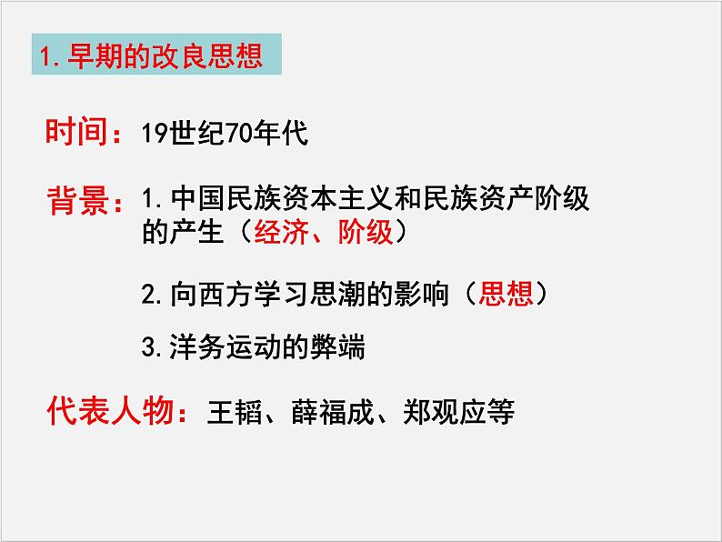 高中人教版历史选修一课件：9.2《维新运动的兴起》07