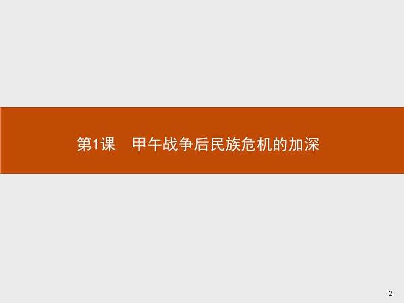 高二历史（福建）人教版选修1课件：9.1 甲午战争后民族危机的加深02