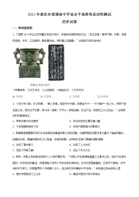 全国八省联考2021年1月重庆市普通高中学业水平选择性考试适应性测试历史试题含答案解析