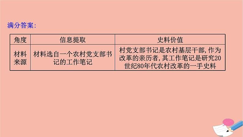 山东专用2021届高考历史二轮考前复习第三篇命题立意突破高分的5大核心素养素养3史料实证_可信史料下的历史真实课件07