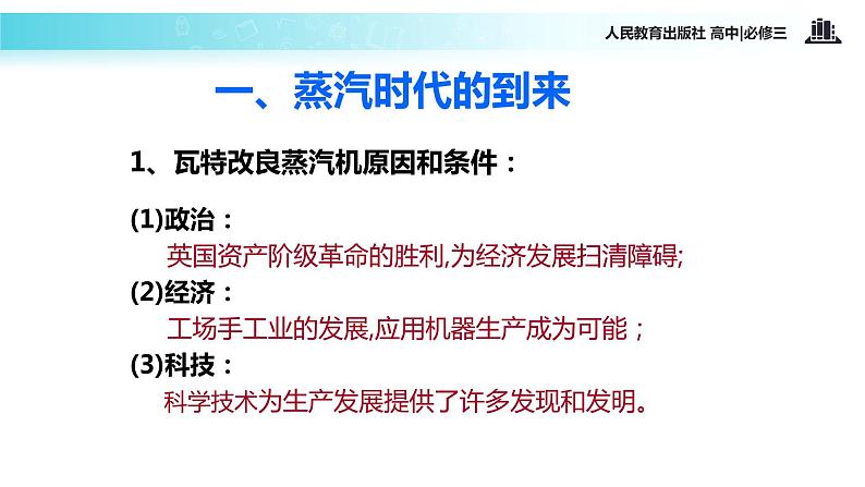 【教学课件】《从蒸汽机到互联网》（历史人教必修3）02