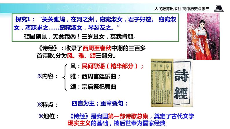 【教学课件】《辉煌灿烂的文学》（历史人教必修三）03