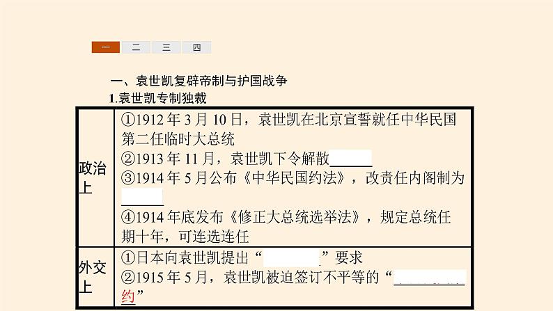 高中历史统编版（2019）必修中外历史纲要上北洋军阀统治时期的政治、经济与文化 课件04
