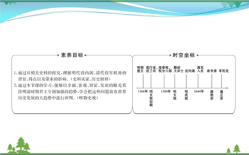 新人教版 必修1高中历史第一单元古代中国的政治制度1.4明清君主专制的加强课件02