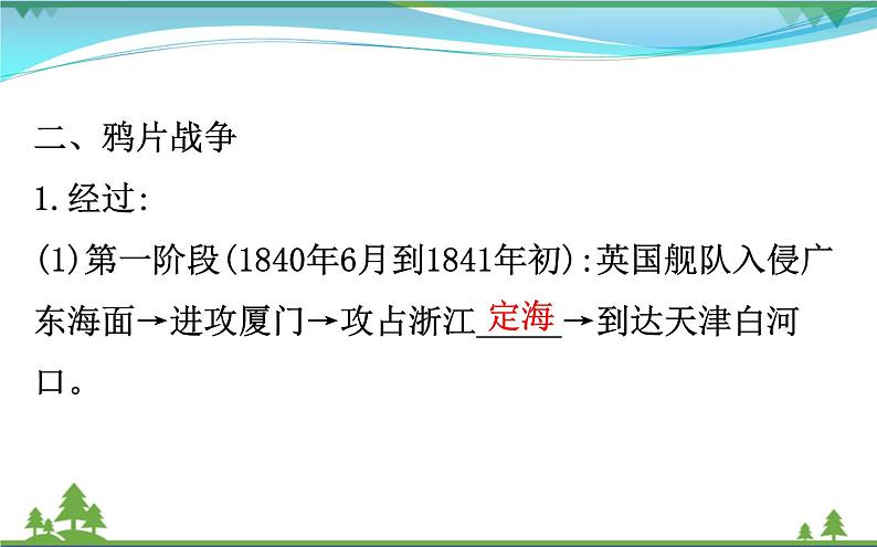 新人教版 必修1高中历史第四单元近代中国反侵略求民主的潮流4.10鸦片战争课件06