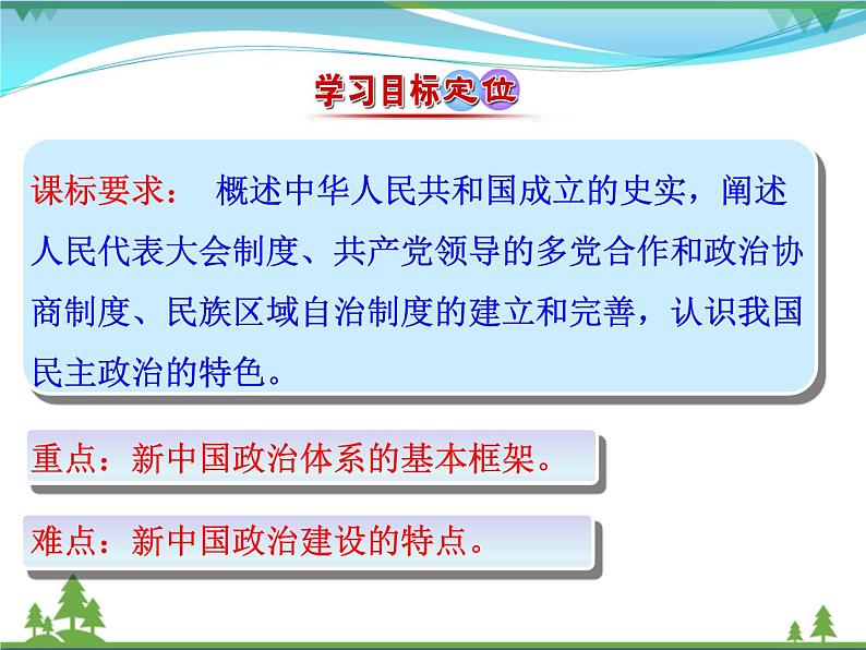 新人教版 必修1高中历史第六单元现代中国的政治建设与祖国统一第20课新中国的民主政治建设课件03