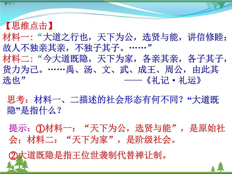 新人教版 必修1高中历史第一单元古代中国的政治制度第1课夏商西周的政治制度课件06