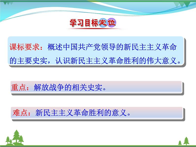 新人教版 必修1高中历史第四单元近代中国反侵略求民主的潮流第17课解放战争课件03