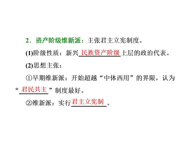 高中人教版历史选修2课件：第6单元 第1课　西方民主思想对中国的冲击07