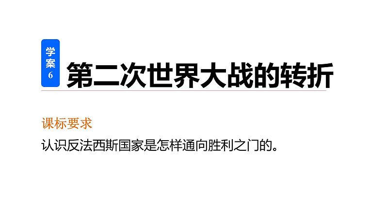 高二历史人教版选修3课件：第三单元 6 第二次世界大战的转折02