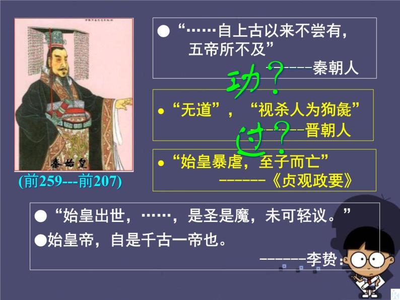 高中历史 1.1 统一中国的第一个皇帝秦始皇5课件 新人教版选修405