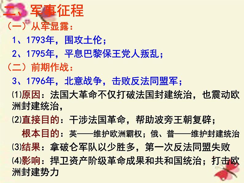 高中历史 3.3 一代雄狮拿破仑5课件 新人教版选修403