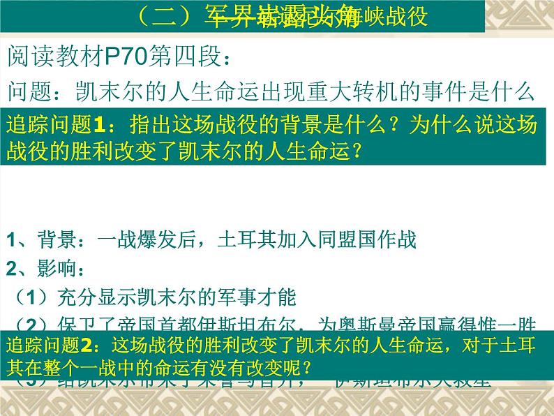 4.3《新土耳其的缔造者凯末尔》课件 新人教版选修404