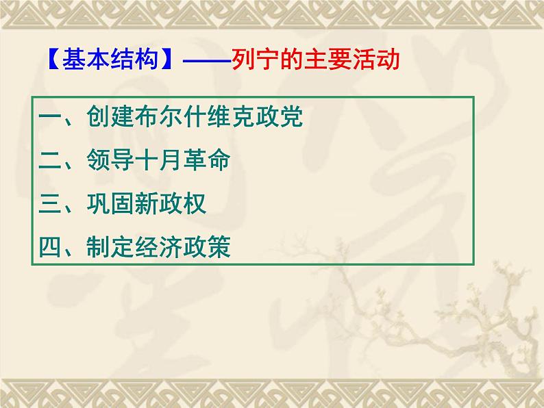 5.3 第一个社会主义国家缔造者列宁课件 新人教版选修403