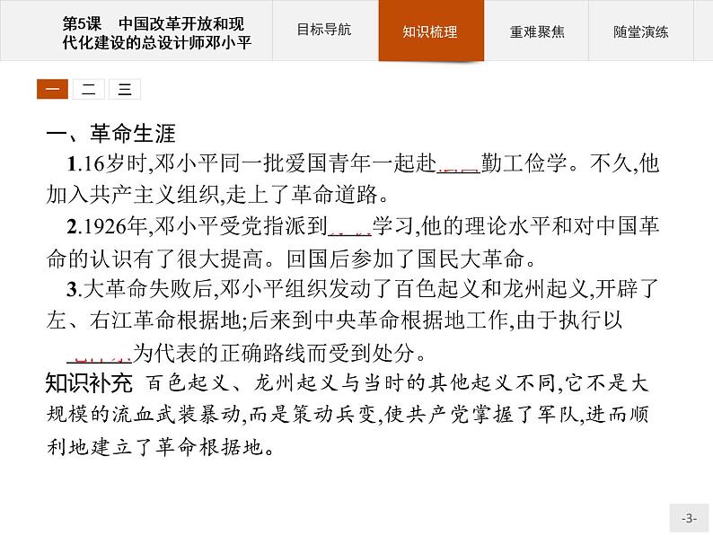 高中历史人教版选修4课件：5.5 中国改革开放和现代化建设的总设计师邓小平课件03