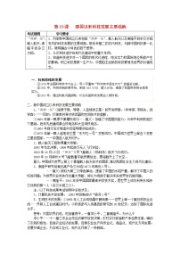 高中历史第七单元 现代中国的科技、教育与文学艺术第19课 建国以来的重大科技成就教学设计