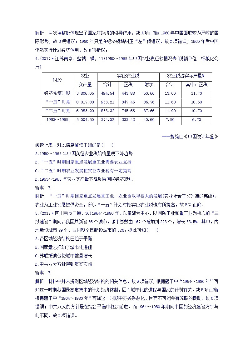 2018高考历史三轮冲刺考卷题型抢分练：专题强化训练 训练20 Word版含答案02
