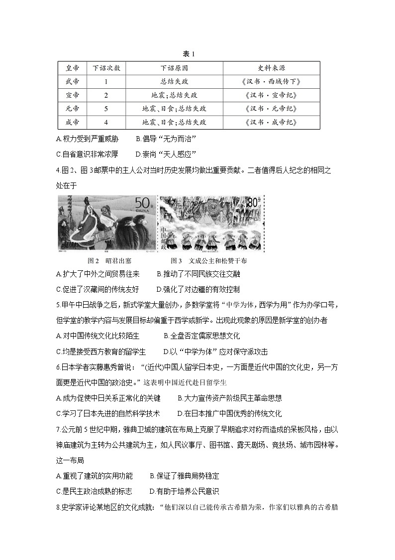 山东省临沂市兰陵县2020-2021学年高二下学期期中教学质量检测+历史+答案02