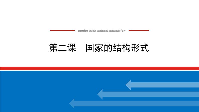 【新教材】2022届高中政治统编版一轮课件：选1.1.2国家的结构形式01