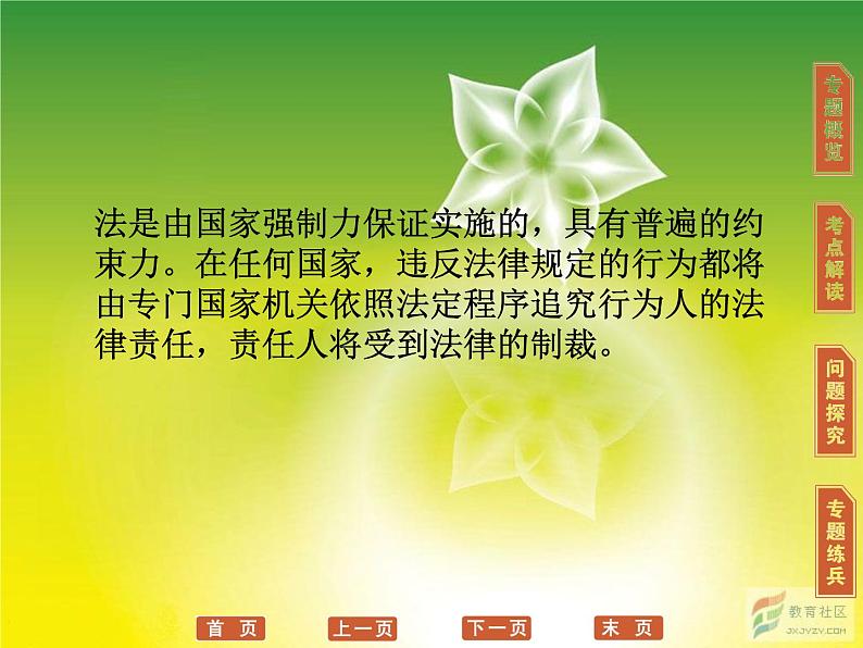 高三政治选修5一轮复习课件：专题1 生活在社会主义法治国家第8页