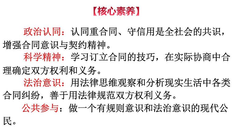 3.1  订立合同学问大（精品课件）-【上好课】2020-2021学年高二政治同步备课系列（部编版选择性必修二）第3页