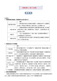 新高考2021届高考政治小题必练5生收入与分配