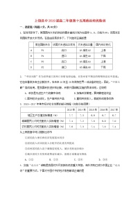 江西省上饶县中学2018_2019学年高二政治第十五周培优特训试题