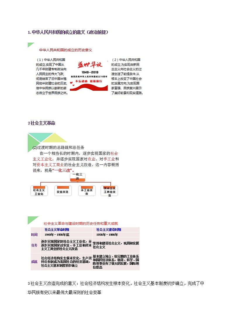 1.2 中国共产党领导人民站起来、富起来、强起来 教学设计-【新教材】高中政治统编版（2019）必修三第3页