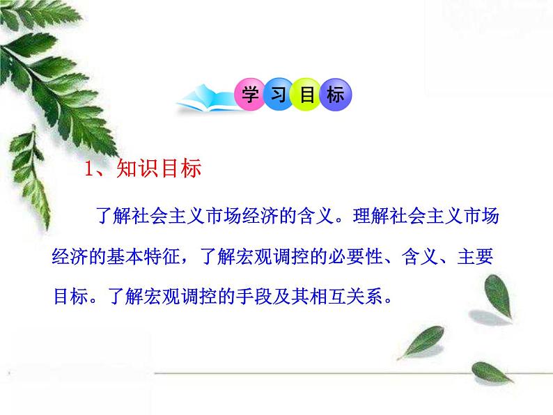 人教版（新课标）高中政治 必修一 4.9.2社会主义市场经济（人教版必修1）课件PPT第4页