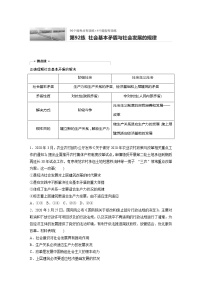 2022届高考政治一轮复习专题92练　社会基本矛盾与社会发展的规律