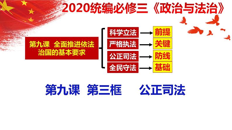 高中政治统编版必修三政治与法治9.3公正司法 课件03