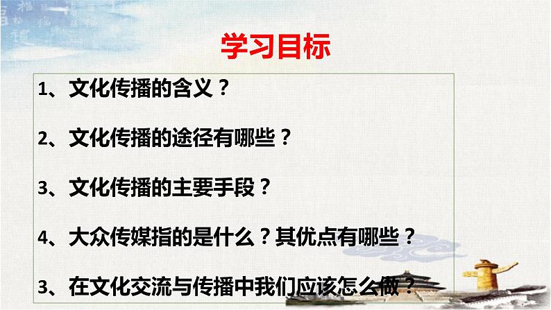 高中政治人教版必修三文化生活3.2文化在交流中传播（共32张ppt)课件02