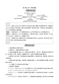 2022届高考政治一轮复习新人教版必修1 第2单元生产劳动与经营单元综合提升教案