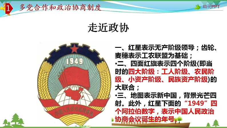 (人教版）高一政治必修二政治同步优质课件 7.2 中国人民政治协商会议(共30张PPT)05