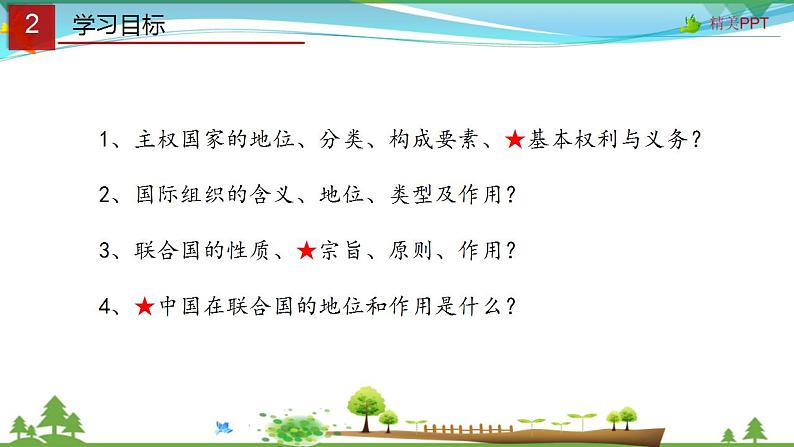 (人教版）高一政治必修二政治同步优质课件 9.1 国际社会的主要成员：主权国家和国际组织(共38张PPT)03