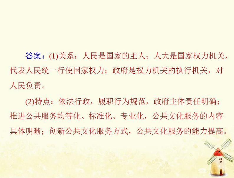 2022届高考政治一轮复习第三单元发展社会主义民主政治单元知识整合课件必修2第8页