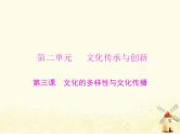 2022届高考政治一轮复习第二单元文化传承与创新第三课文化的多样性与文化传播课件必修3