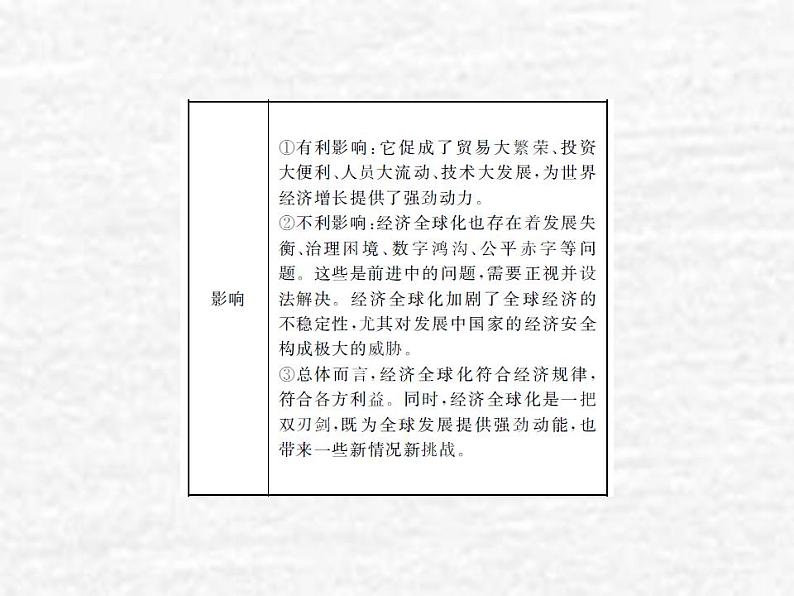 高中政治一轮复习第四单元发展社会主义市抄济11经济全球化与对外开放课件新人教版必修1第7页