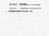 高中政治一轮复习第一单元文化与生活课件+练习打包5套新人教版必修3