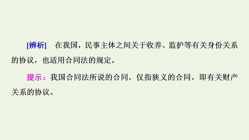 2021_2022学年新教材高中政治第1单元民事权利与义务第3课第1框订立合同学问大课件部编版选择性必修2第3页